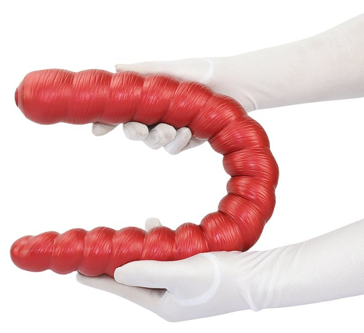 Double Gode Narvax 52 x 5.2cm Rouge