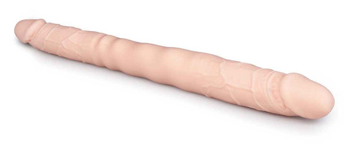 Double gode réaliste 40 x 4 cm