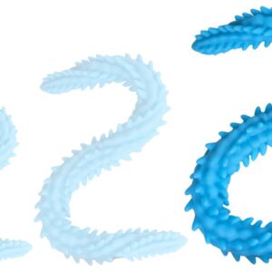 Double Gode Scolop L 60 x 5cm Bleu