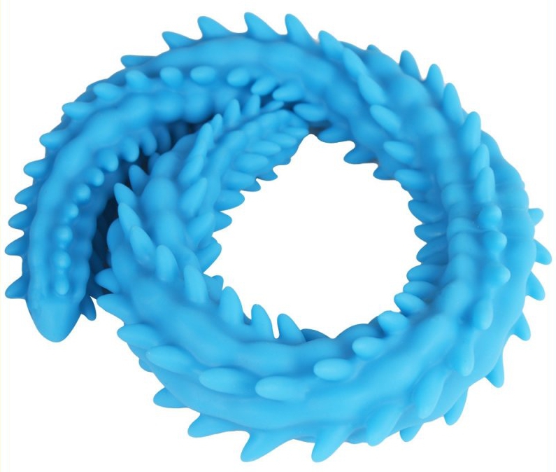 Double Gode Scolop M 50 x 4cm Bleu – Image 2