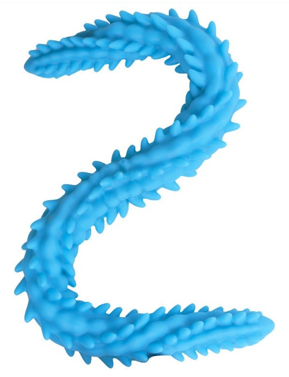 Double Gode Scolop M 50 x 4cm Bleu – Image 3