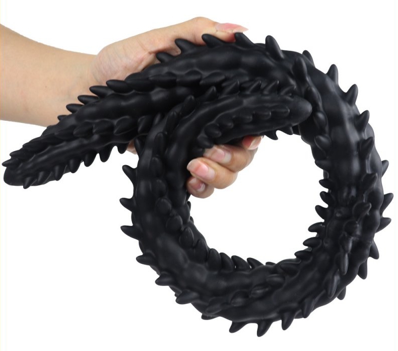 Double Gode Scolop M 50 x 4cm Noir – Image 2