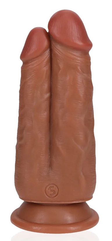 Double Gode Two In One 15.5 x 6.5cm Marron – Image 5