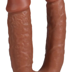 Double Gode U Shape 12 x 3cm Marron