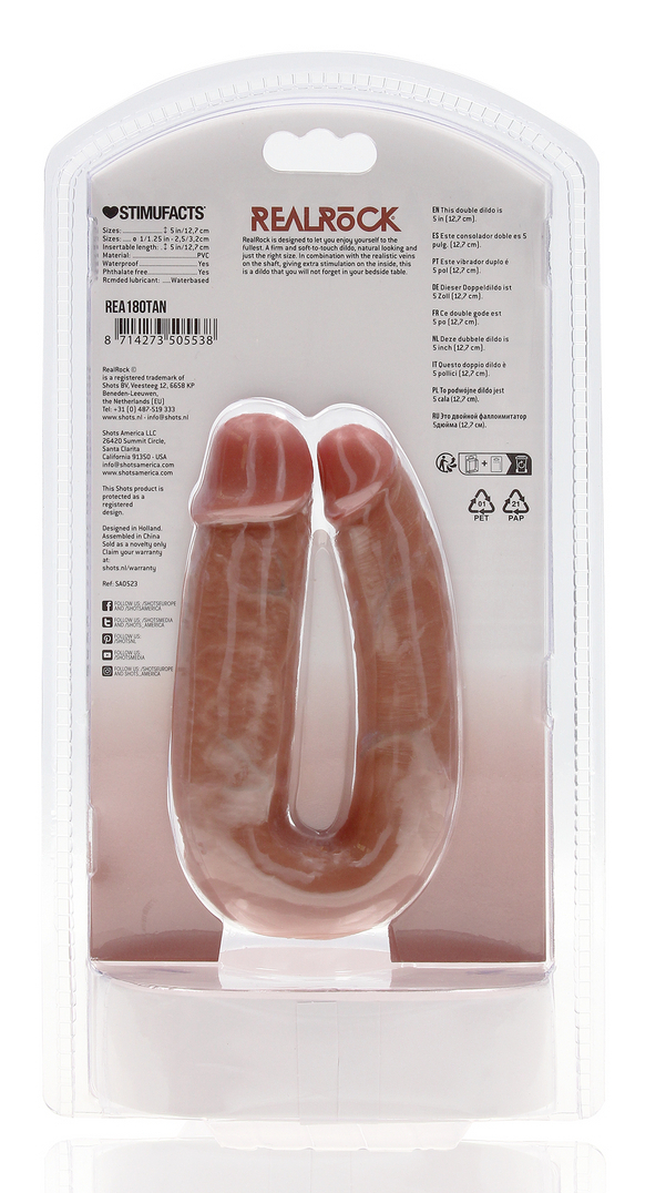 Double Gode U Shape 12 x 3cm Marron – Image 8