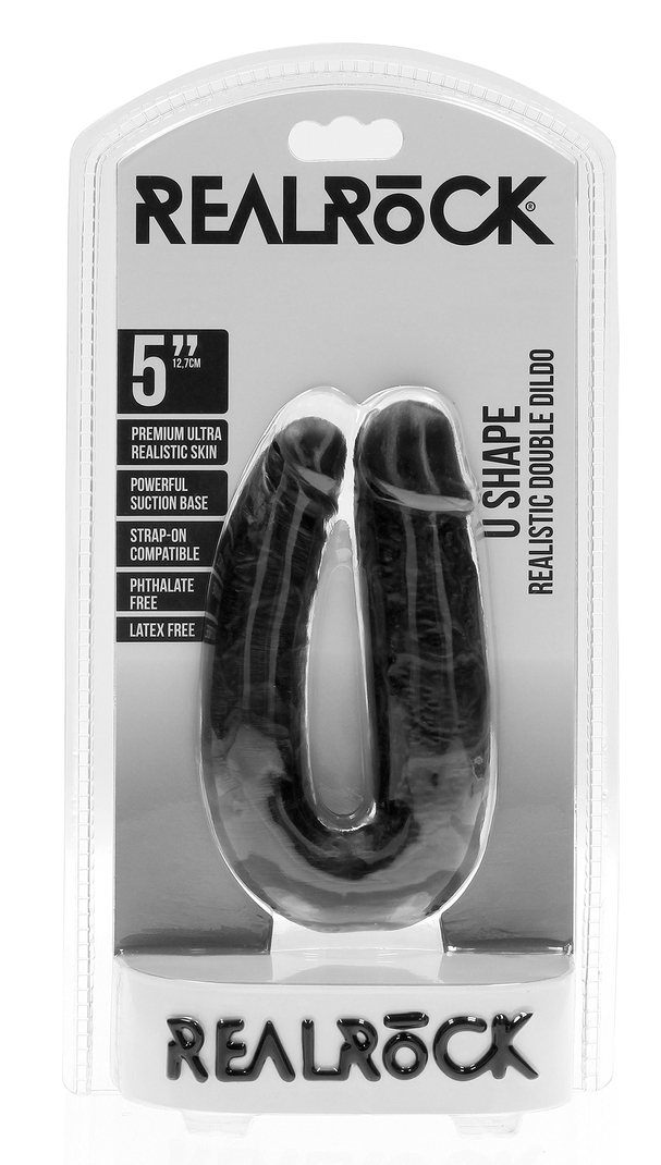 Double Gode U Shape 12 x 3cm Noir – Image 2