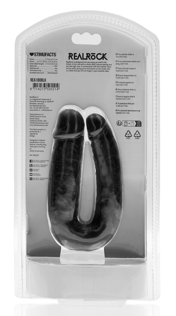 Double Gode U Shape 12 x 3cm Noir – Image 8