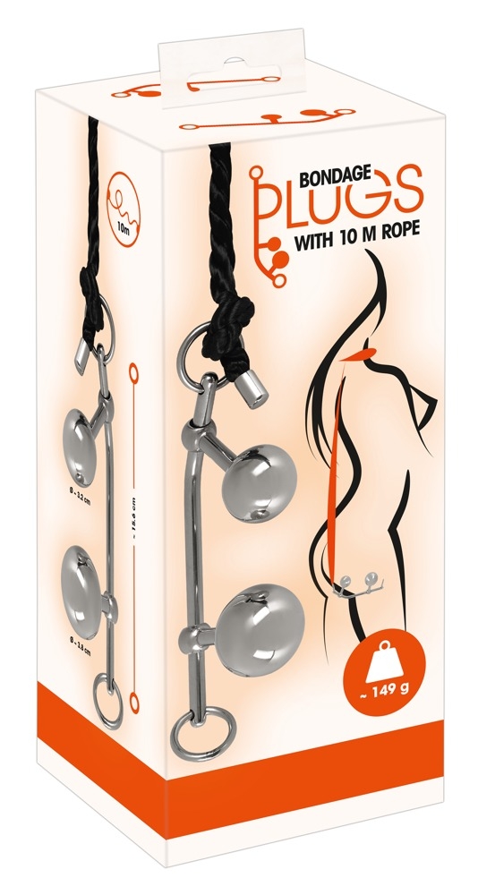 Double Plug Boule avec Corde – Image 2