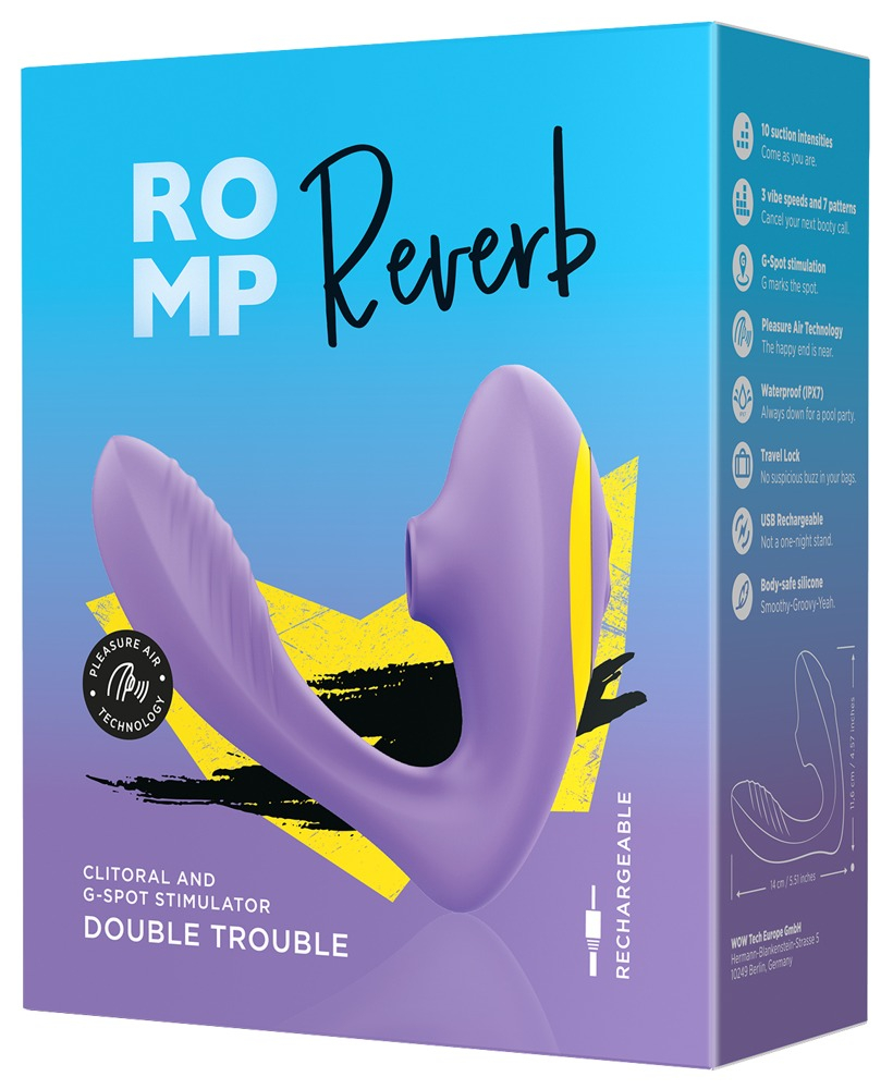 Double Stimulateur Reverb 12 x 3.7cm – Image 2