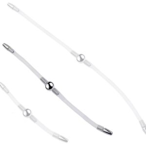 Double Tige d'urètre flexible Flexi Duo 24cm - Diamètre 8mm