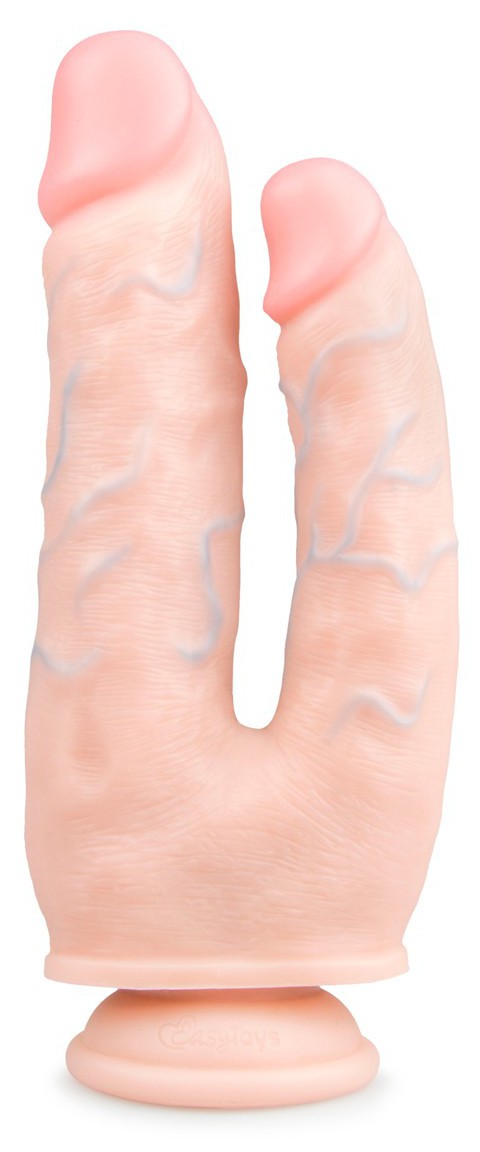 Dougle gode avec ventouse 17 x 4.5cm Chair