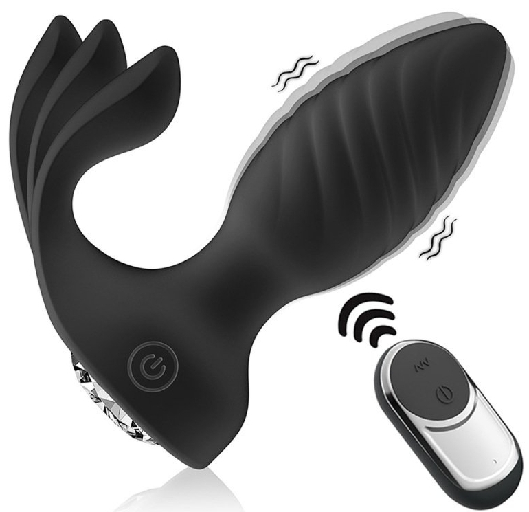 Plug Vibrant Curved Conik 8 x 3.5cm Noir