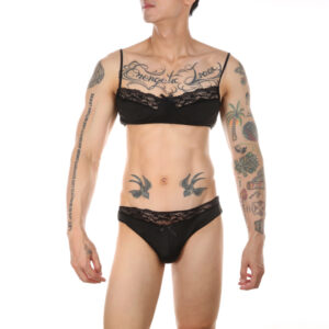 Ensemble Slip et Bra Tarmina Noir