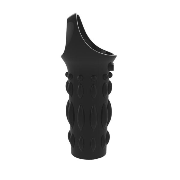 Etui pour Pénis Texturé Noir 8 x 3.8cm – Image 3