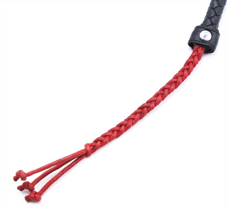 Fouet Chinese Design 90cm Noir-Rouge – Image 6