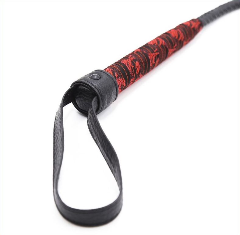 Fouet Chinese Design 90cm Noir-Rouge – Image 7