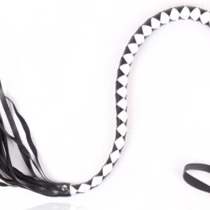 Fouet Sm Snaq 90cm Noir-Blanc