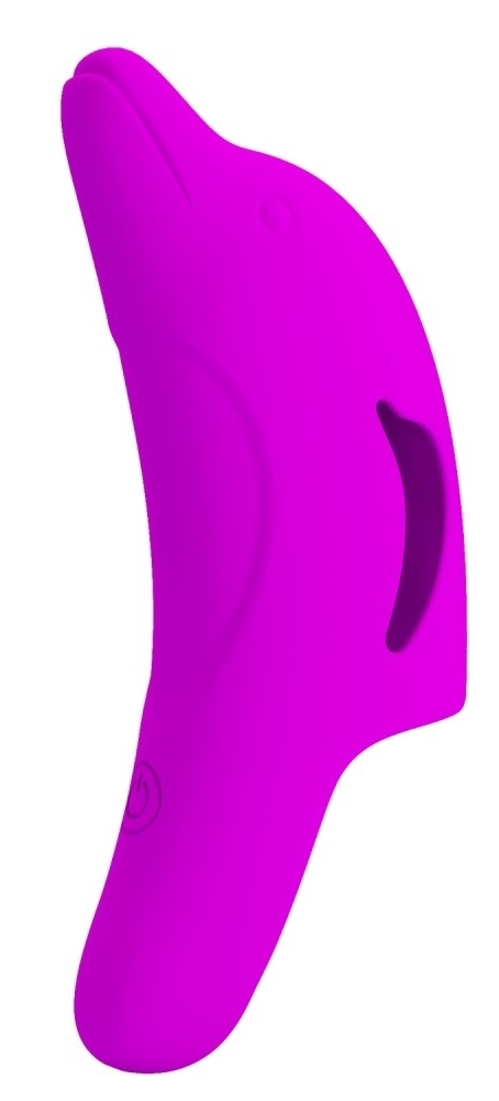 Gaine de Doigt Vibrante Delphini Pretty Love 7 x 3cm Fuchsia – Image 2