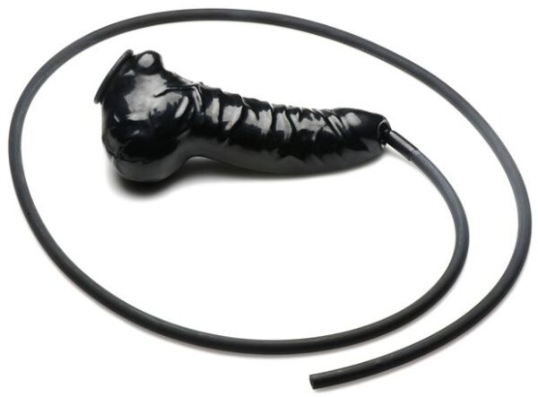 Gaine de pénis avec Tuyau Guzzler 18 x 3.8cm