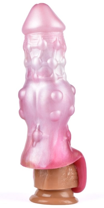 Gaine de pénis Monster Toadix 17 x 6cm Rose – Image 2