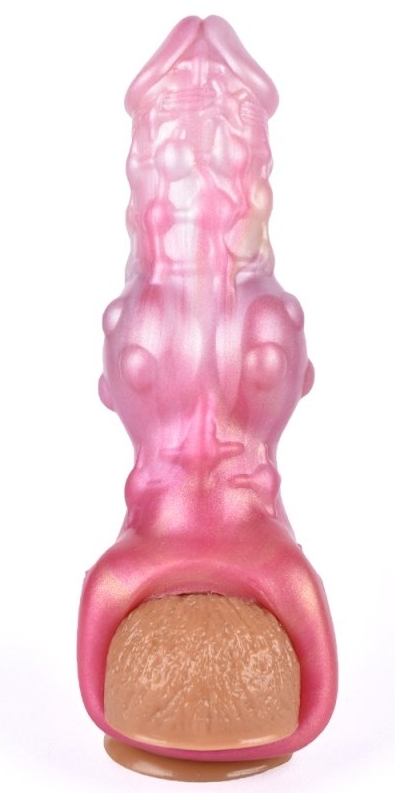 Gaine de pénis Monster Toadix 17 x 6cm Rose – Image 3