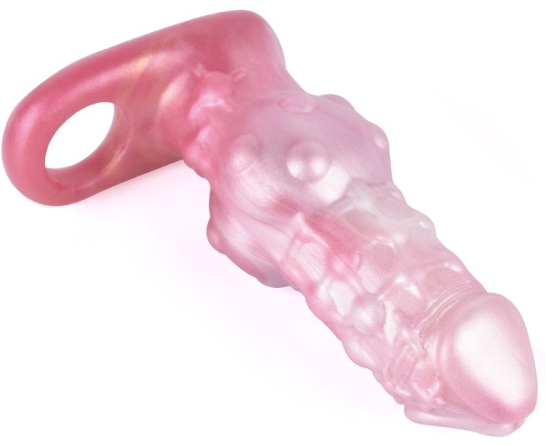 Gaine de pénis Monster Toadix 17 x 6cm Rose – Image 4