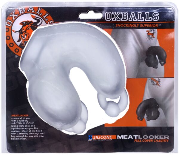 Gaine de pénis Oxballs MeatLocker 10 x 4cm Transparente – Image 2