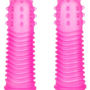 Gaine pour Doigt Finger Tingler Rose x2