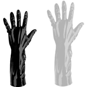 Gants en Latex Prowler Red Larges Noir