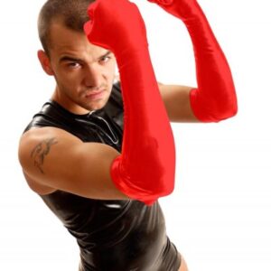 Gants Fist Elbow Rouge