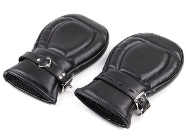Gants Padded Lock Noirs – Image 2