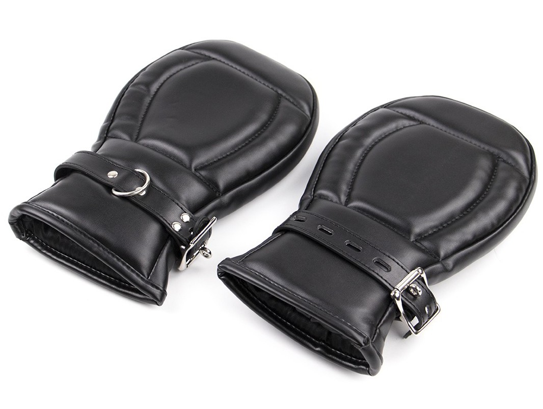 Gants Padded Lock Noirs – Image 2