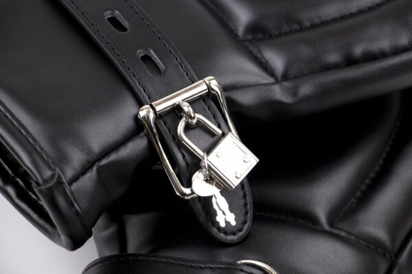 Gants Padded Lock Noirs – Image 4