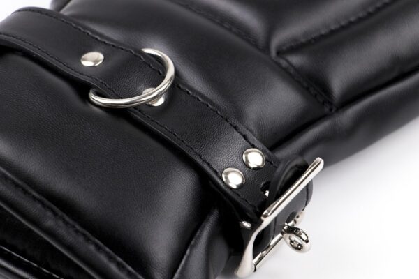 Gants Padded Lock Noirs – Image 5