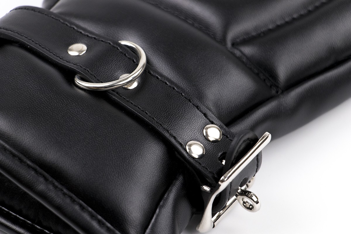 Gants Padded Lock Noirs – Image 5