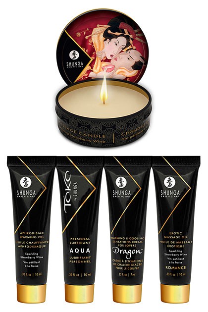 Coffret Ensemble Secret de Geisha - Vin pétillant à la fraise – Image 2