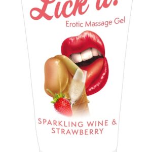 Gel de Massage Vin Pétillant & Fraise 50ml