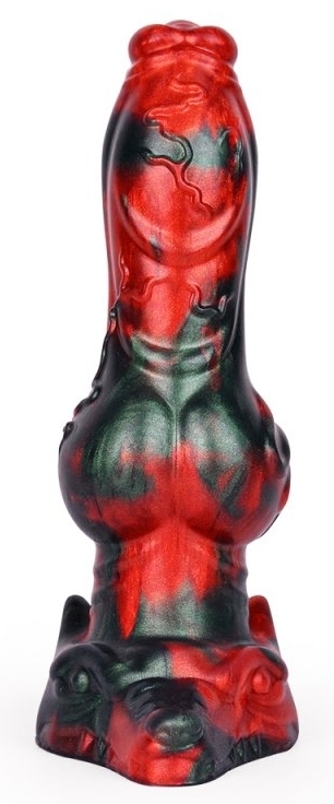 Gode AKORIX 17 x 6cm Noir et Rouge – Image 2