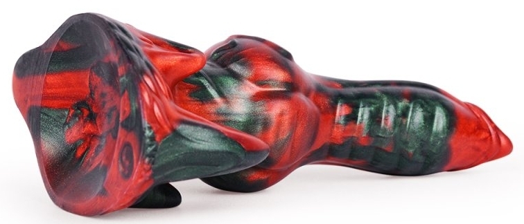 Gode AKORIX 17 x 6cm Noir et Rouge – Image 3