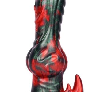 Gode AKORIX 17 x 6cm Noir et Rouge