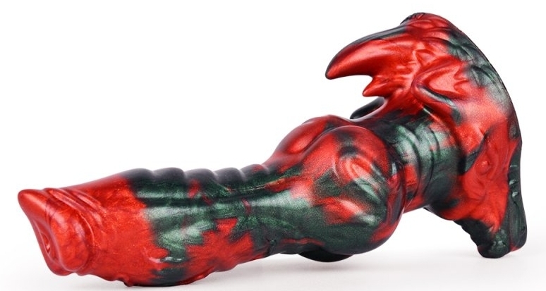 Gode AKORIX 17 x 6cm Noir et Rouge – Image 7