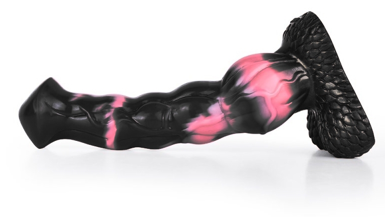Gode Animal Arhulf 21 x 6cm Noir-Rose – Image 3