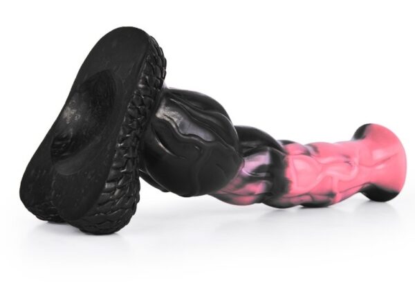 Gode Animal Arhulf 21 x 6cm Noir-Rose – Image 5