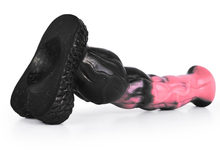 Gode Animal Arhulf 21 x 6cm Noir-Rose – Image 5