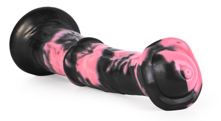 Gode Animal Exulf 26 x 6cm Noir-Rose – Image 3