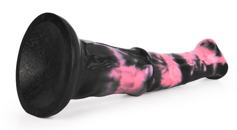 Gode Animal Exulf 26 x 6cm Noir-Rose – Image 7