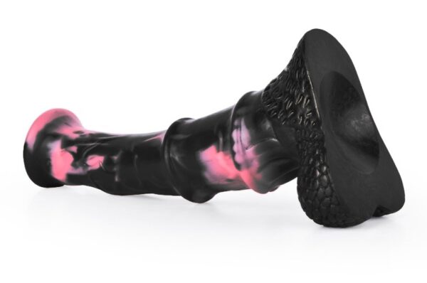 Gode Animal Ponulf 22 x 5.5cm Noir-Rose – Image 4