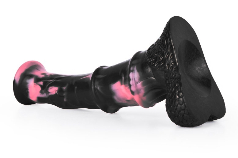 Gode Animal Ponulf 22 x 5.5cm Noir-Rose – Image 4