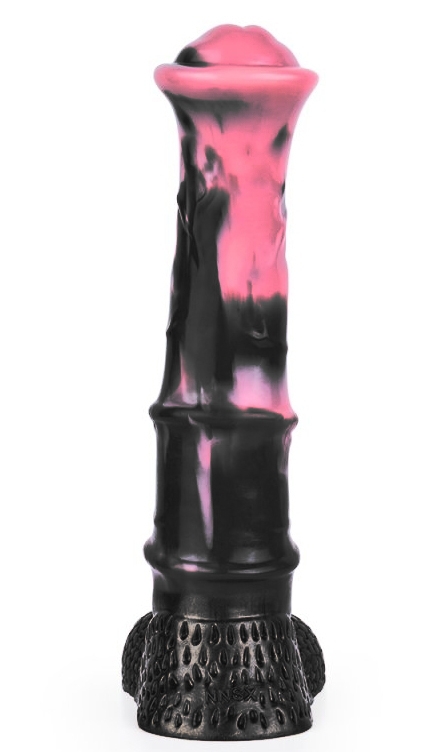 Gode Animal Ponulf 22 x 5.5cm Noir-Rose – Image 5