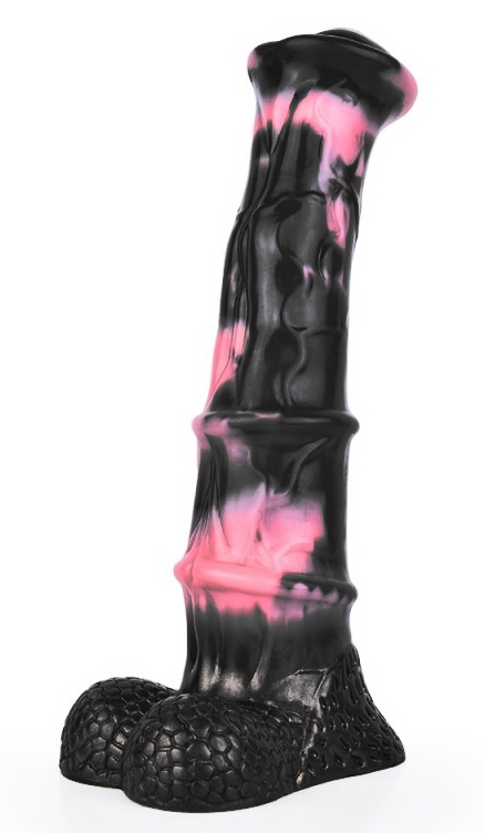 Gode Animal Ponulf 22 x 5.5cm Noir-Rose – Image 6